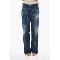 Blugi drepti Stretch Patent-Effect Denim Jeans San Diego 24Cm Femei