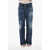 DSQUARED2 Stretch Patent-Effect Denim Jeans San Diego 24Cm Blue