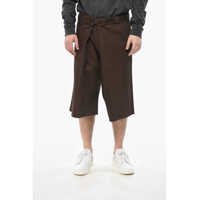 Pantaloni scurti Cotton-Blend Shorts With Front Pleats Barbati