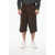 Givenchy Cotton-Blend Shorts With Front Pleats Brown