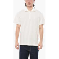 Tricouri Polo Cotton Piqu&eacute; Polo With Tone-On-Tone Monogram Barbati