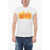 DSQUARED2 Crew Neck T-Shirt Choke Fit, Ribbed White