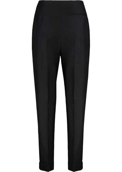 Pantaloni casual Alberta Ferretti Satin Pants BLACK Femei (BM 19754660) 2