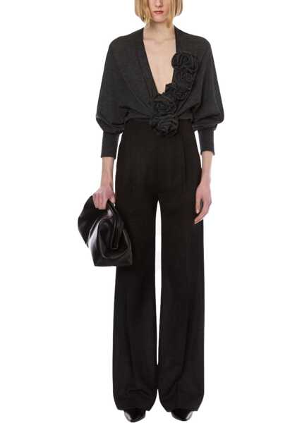 Pulovere Alberta Ferretti V-Neck Sweater BLACK Femei (BM 19754732) 2