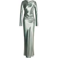 Rochii casual Long Velvet Dress Femei