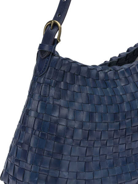 Genti de umar DRAGON DIFFUSION Hobo Salvage medium shoulder bag Blue Femei (BM 19755765) 4