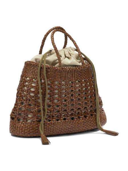 Genti de mana DRAGON DIFFUSION Handbags Brown Femei (BM 19755783) 2