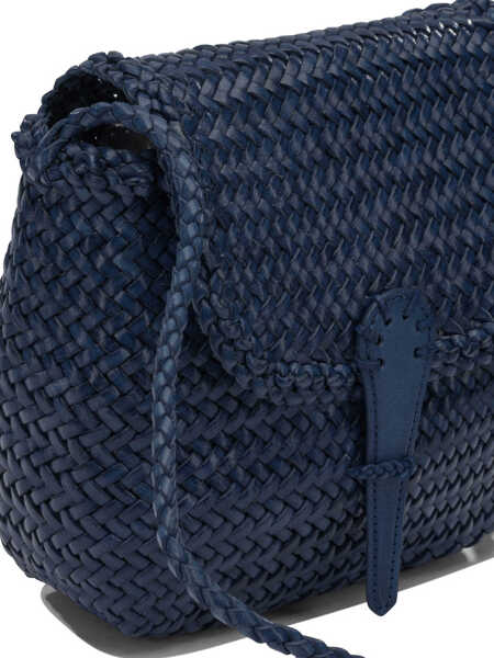 Genti tip postas DRAGON DIFFUSION Mini City Bag crossbody bag Blue Femei (BM 19755786) 4