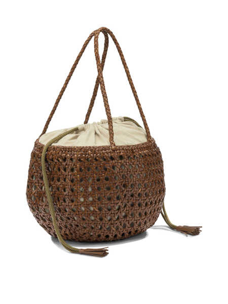 Genti de mana DRAGON DIFFUSION Handbags Brown Femei (BM 19755789) 2