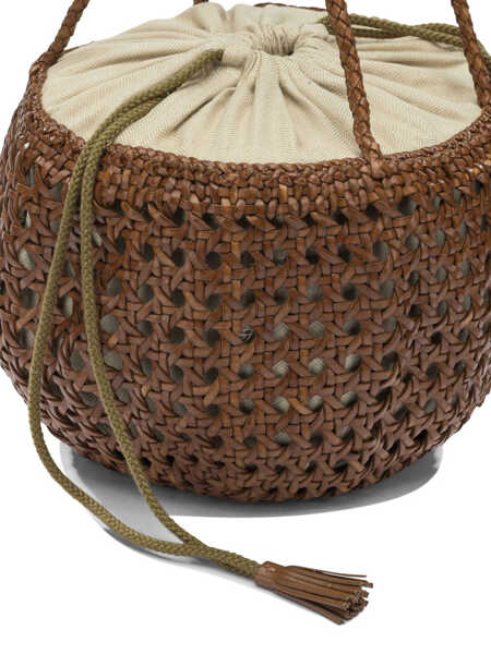 Genti de mana DRAGON DIFFUSION Handbags Brown Femei (BM 19755789) 4