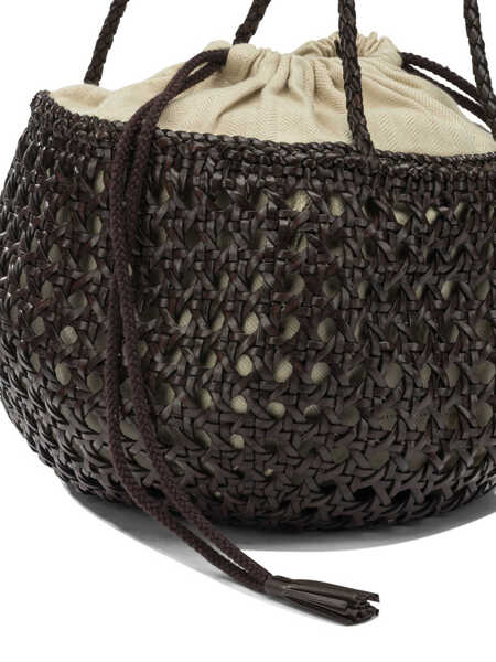 Genti de mana DRAGON DIFFUSION Handbags Brown Femei (BM 19755798) 4