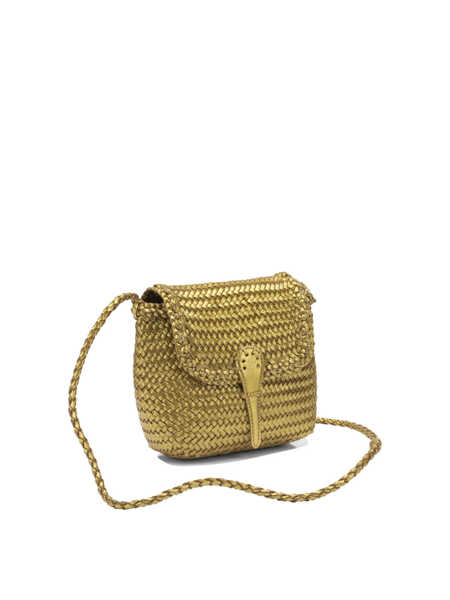 Genti tip postas DRAGON DIFFUSION Mini City Bag crossbody bag Gold Femei (BM 19755810) 2