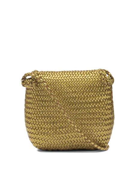 Genti tip postas DRAGON DIFFUSION Mini City Bag crossbody bag Gold Femei (BM 19755810) 3