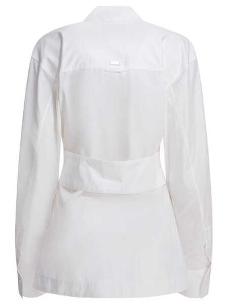 Camasi office AMI Paris Shirts White Femei (BM 19755849) 2