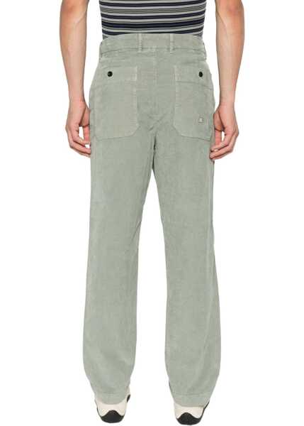 Pantaloni casual C.P. Company Velvet Chino Pants GREEN Barbati (BM 19755956) 3