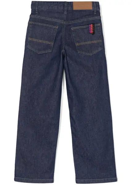 Blugi drepti Lanvin Jeans With Logo DENIM Baieti (BM 19756007) 2