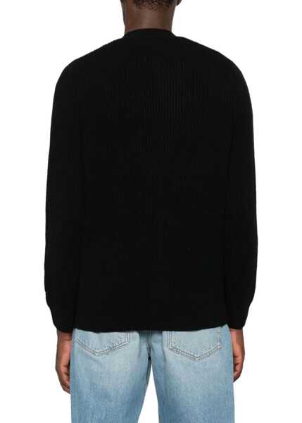 Cardigane Mc2 Saint Barth Wool Cardigan BLACK Barbati (BM 19756016) 3