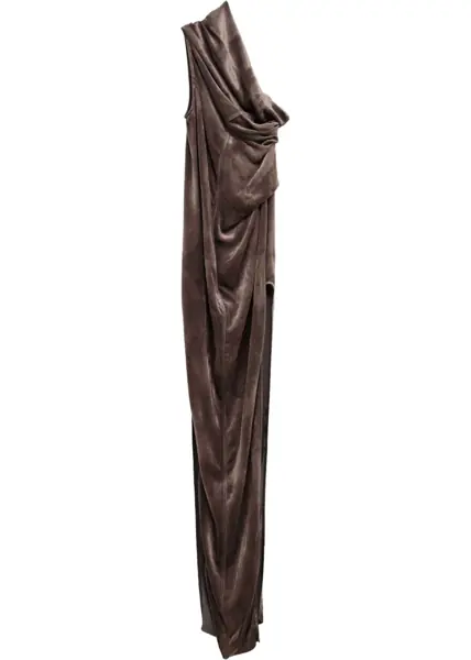 Rochii casual Rick Owens Athena Arrowhead Long Dress BROWN Femei (BM 19756046) 2