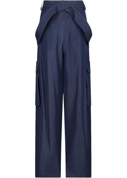 Pantaloni casual DARKPARK Cargo Pants Ruth BLUE Femei (BM 19756055) 2