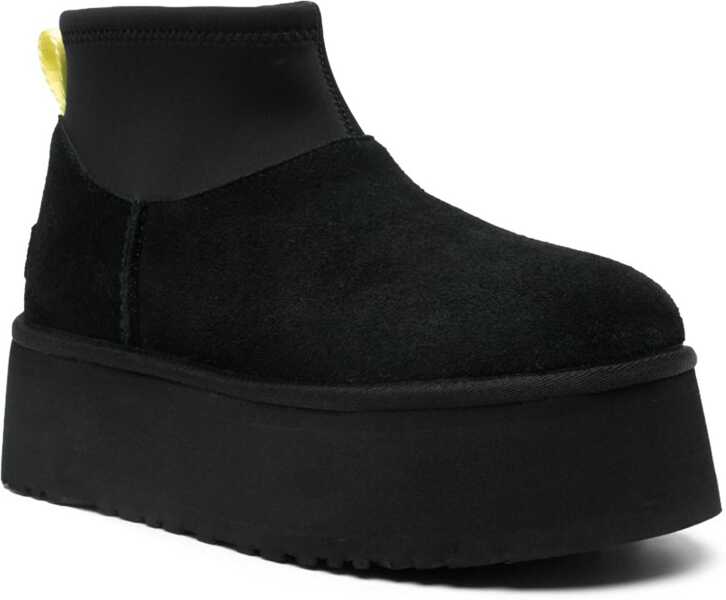 Balerini UGG Boot Classic Mini Dipper BLACK Femei (BM 19756064) 3