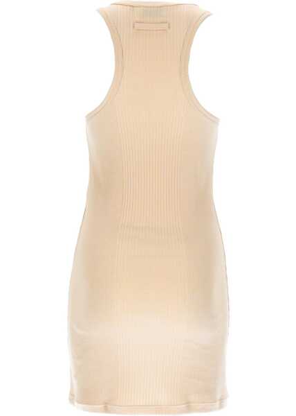 Rochii casual Jean Paul Gaultier Mini Dress With Logo Patch NUDE Femei (BM 19756115) 2