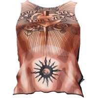 Bluze "Safe Sex Tatoo" Print Top Femei