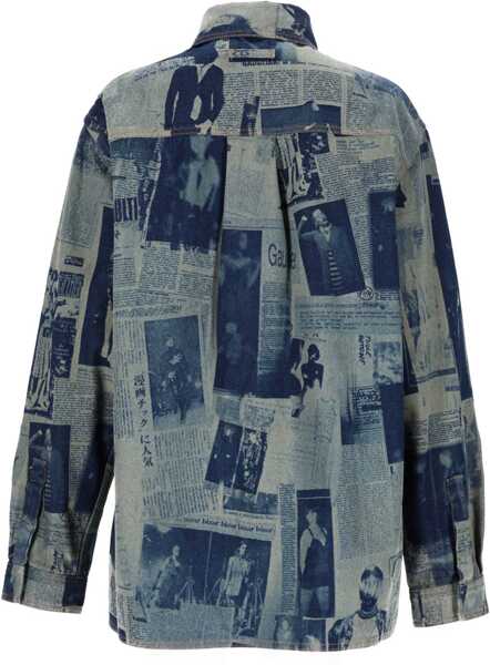 Bluze Jean Paul Gaultier Shirt With Newspaper Print DENIM Femei (BM 19756136) 2