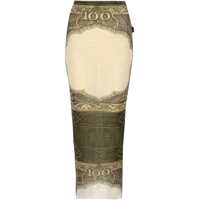 Fuste casual Long Skirt With "Cartouche" Print Femei