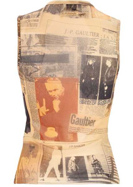 Bluze Jean Paul Gaultier Top With Journal Print MULTICOLOUR Femei (BM 19756166) 2