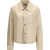 AMI Paris Buttoned Jacket with Ami de Coeur stud BEIGE TAUPE