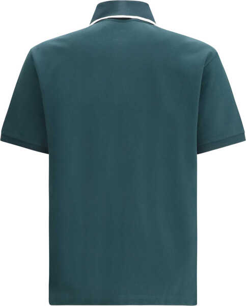 Tricouri Polo Gucci Logoed Polo Shirt PETROLIUM/MIX Barbati (BM 19756208) 2
