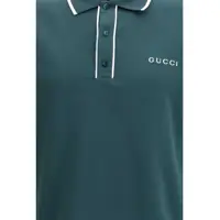 Imbracaminte pentru Barbati pagina 33 - Tricouri Polo Gucci Logoed Polo Shirt PETROLIUM/MIX Barbati (BM 19756208) - B-mall.ro