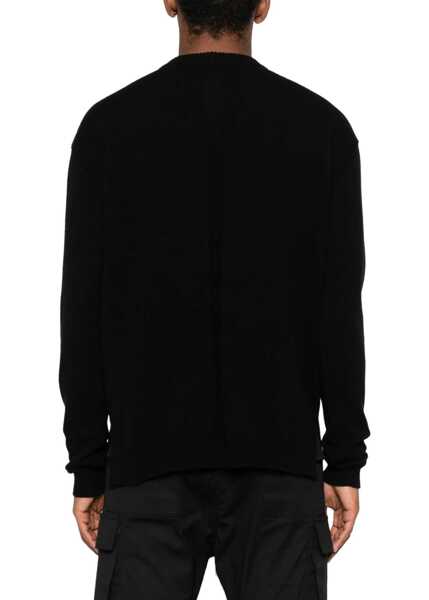Pulovere Rick Owens Cashmere Sweater BLACK Barbati (BM 19756226) 3
