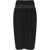 Maison Margiela "Four Stitches" Midi Skirt BLACK