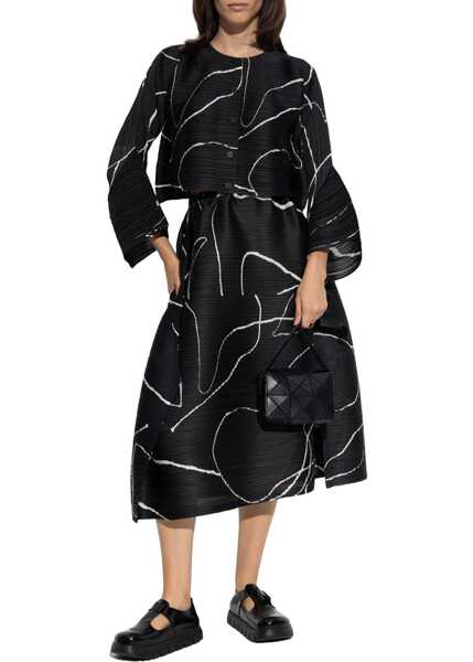 Cardigane PLEATS PLEASE ISSEY MIYAKE Cardigan Pause BLACK Femei (BM 19756271) 2