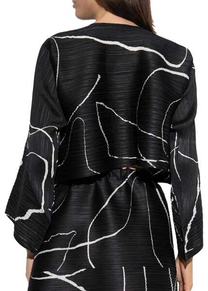 Cardigane PLEATS PLEASE ISSEY MIYAKE Cardigan Pause BLACK Femei (BM 19756271) 3