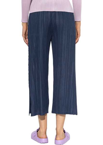 Pantaloni casual PLEATS PLEASE ISSEY MIYAKE Pants Mellow Pleats BLUE Femei (BM 19756289) 3