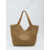 TOD'S Raffia Shopping Bag Medium BEIGE