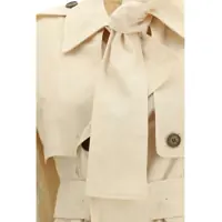 Geci Dama - Trenciuri Burberry Long Trerose Trench in canvas TUNDRA BEIGE Femei (BM 19756364) - B-mall.ro