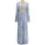 Ermanno Scervino Long silk Dress ST.RIGHE DENIM