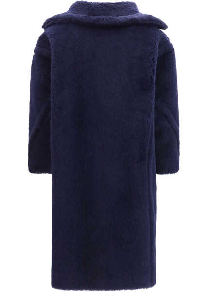 Paltoane Max Mara Alpaca blend Tedgirl Coat BLU MARINO Femei (BM 19756373) 2