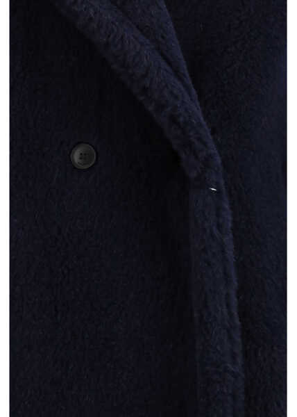Paltoane Max Mara Alpaca blend Tedgirl Coat BLU MARINO Femei (BM 19756373) 3