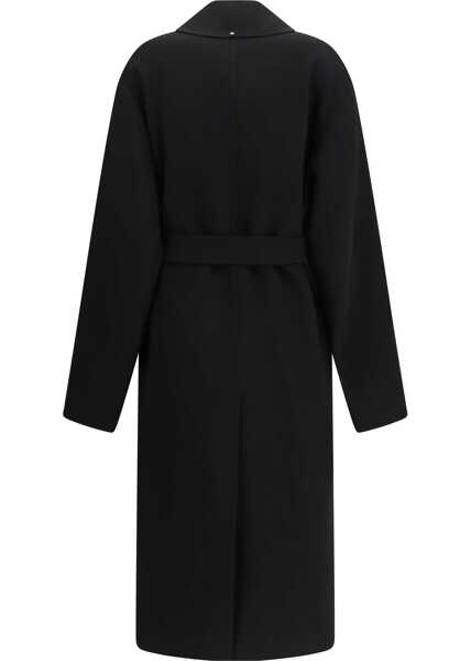 Paltoane Max Mara Wool dressing Coat NERO Femei (BM 19756403) 2