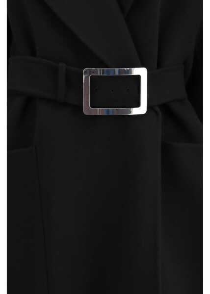 Paltoane Max Mara Wool dressing Coat NERO Femei (BM 19756403) 3