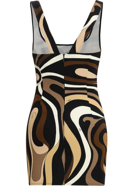 Rochii PUCCI Mini Dress Marmo pattern BLACK GOLD Femei (BM 19756409) 2