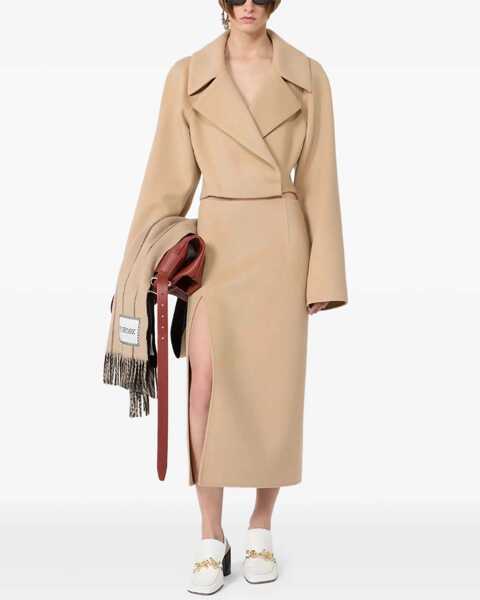 Paltoane Max Mara Short wool Coat CARAMELLO Femei (BM 19756424) 2