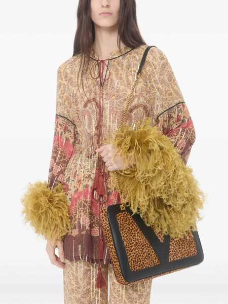 Bluze Valentino Garavani Paisley printed Blouse ALMOND BEIGE/MULTICOLOR Femei (BM 19756439) 4