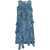 Ganni Cotton Denim Dress BLUE