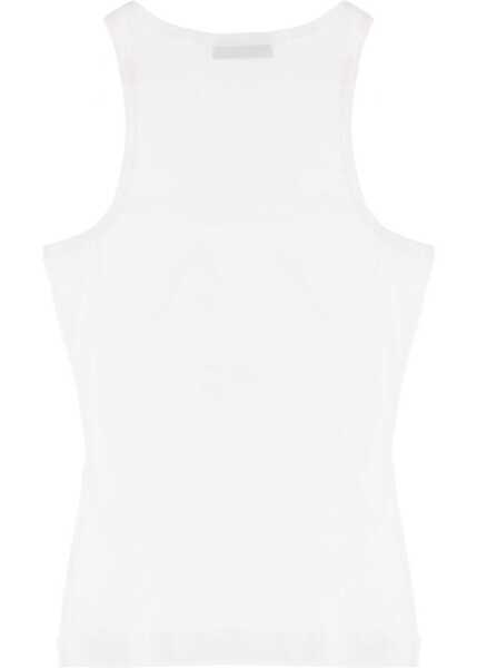 Bluze Ganni Tops With Logo WHITE Femei (BM 19756490) 2