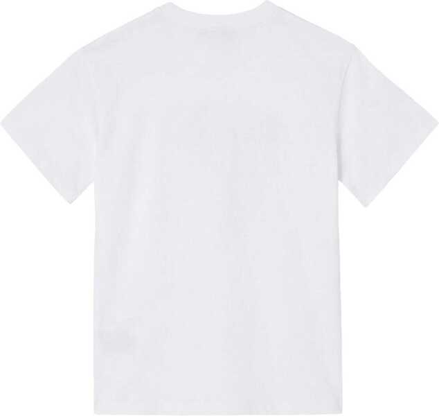 Tricouri Ganni T-Shirt With Logo WHITE Femei (BM 19756523) 2